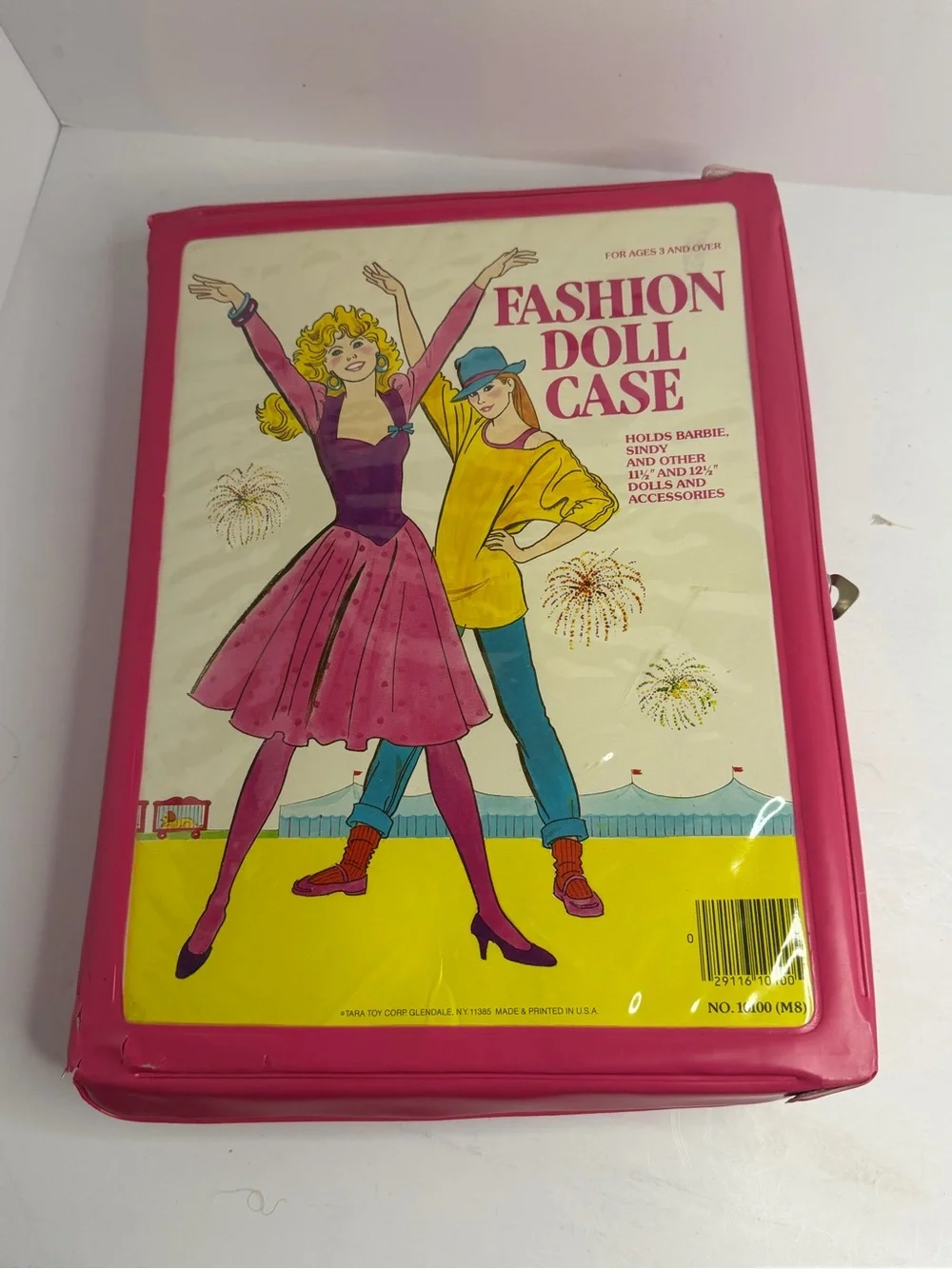 Vintage 1963 Mattel Fashion Queen Barbie Doll w/ 3 Wigs & Retro Carrying Case
